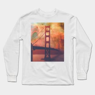 San Francisco but spacier - the golden gate Long Sleeve T-Shirt